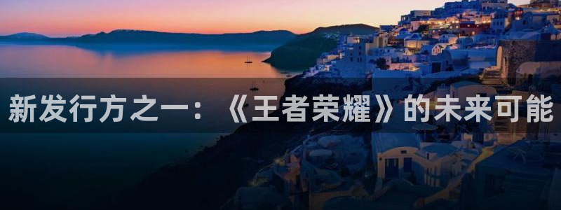 天辰平台用户登录不上怎么办：新发行方之一：《王者荣耀》的未来可能