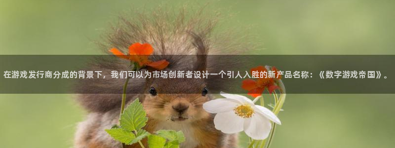 天辰平台示7O777：在游戏发行商分成的背景下，我们可以为市场创新者设计一个引人入胜的新产品名称：《数字游戏帝国》。
